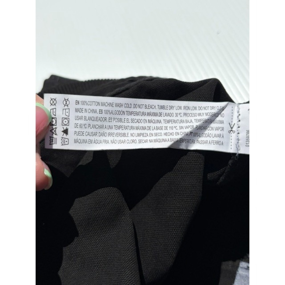 Forever 21 Skirt Size XL Womens Black Utility Cargo Pockets Mini Y2K 100% Cotton - Picture 10 of 12